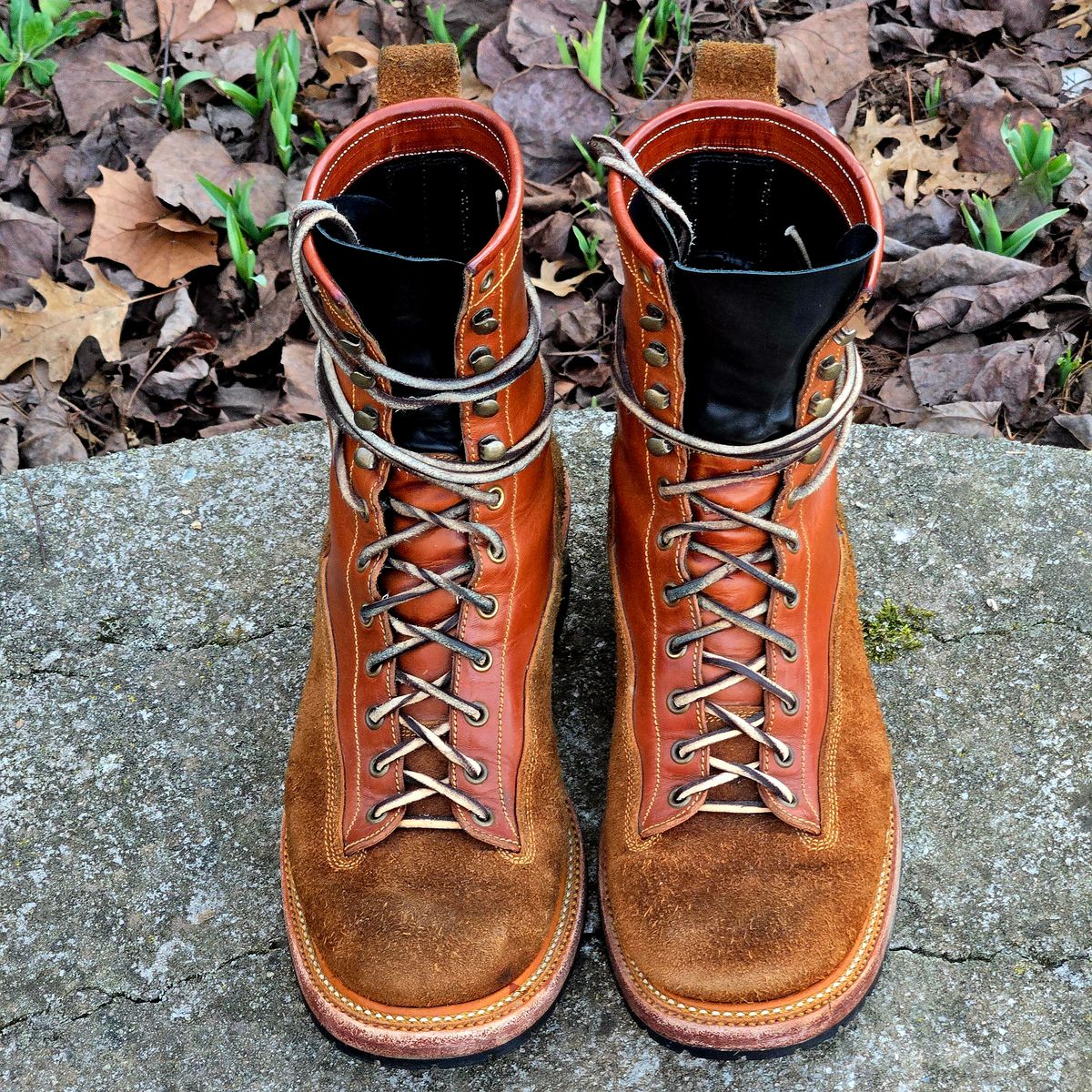 Photo by Zeonic on March 2, 2025 of the Fortis Boots Goldrush in Badalassi Carlo Cognac Minerva.