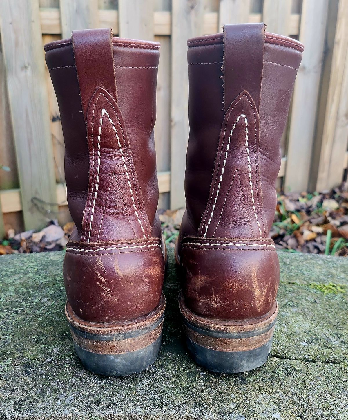 Photo by Zeonic on November 1, 2024 of the Wesco Jobmaster in Seidel Red Dog Oil Tan.