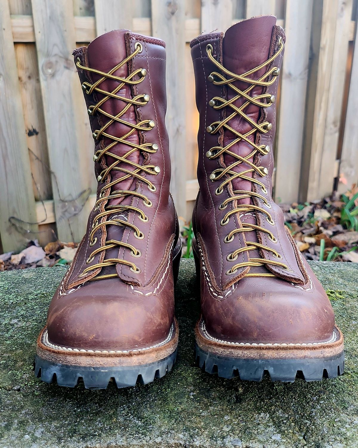 Photo by Zeonic on November 1, 2024 of the Wesco Jobmaster in Seidel Red Dog Oil Tan.