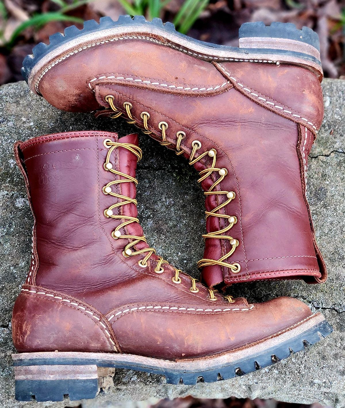 Photo by Zeonic on December 3, 2024 of the Wesco Jobmaster in Seidel Red Dog Oil Tan.