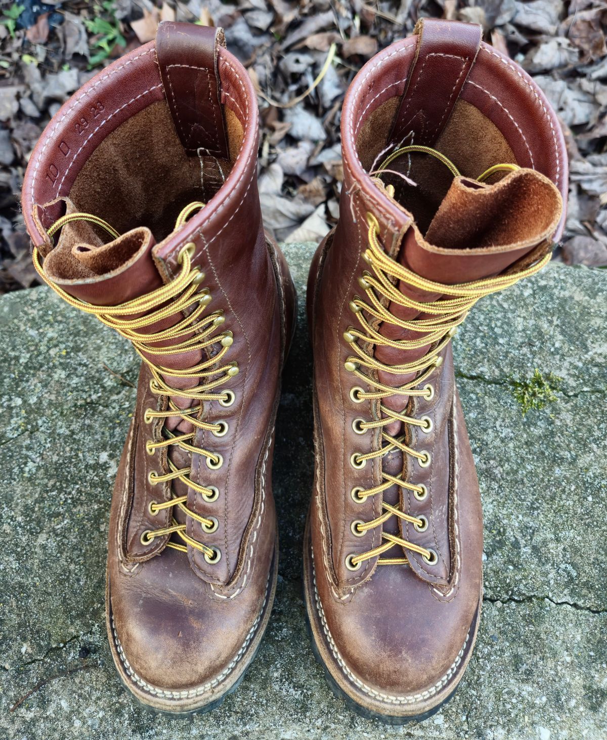 Photo by Zeonic on January 4, 2025 of the Wesco Jobmaster in Seidel Red Dog Oil Tan.