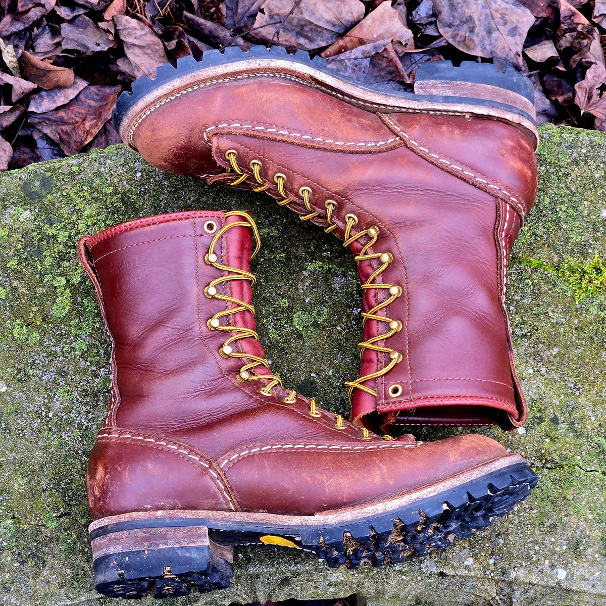 Photo by Zeonic on February 1, 2025 of the Wesco Jobmaster in Seidel Red Dog Oil Tan.