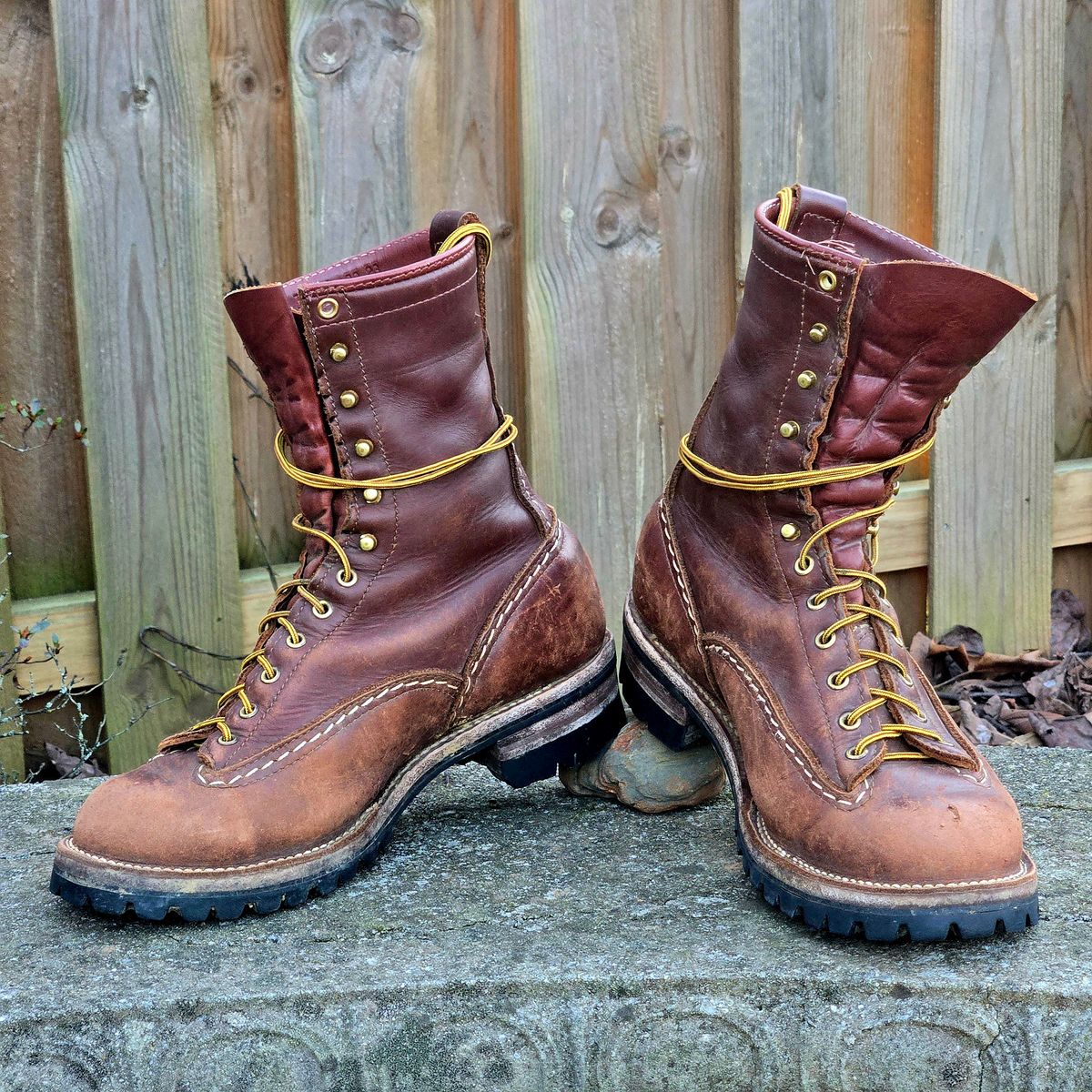 Photo by Zeonic on March 2, 2025 of the Wesco Jobmaster in Seidel Red Dog Oil Tan.