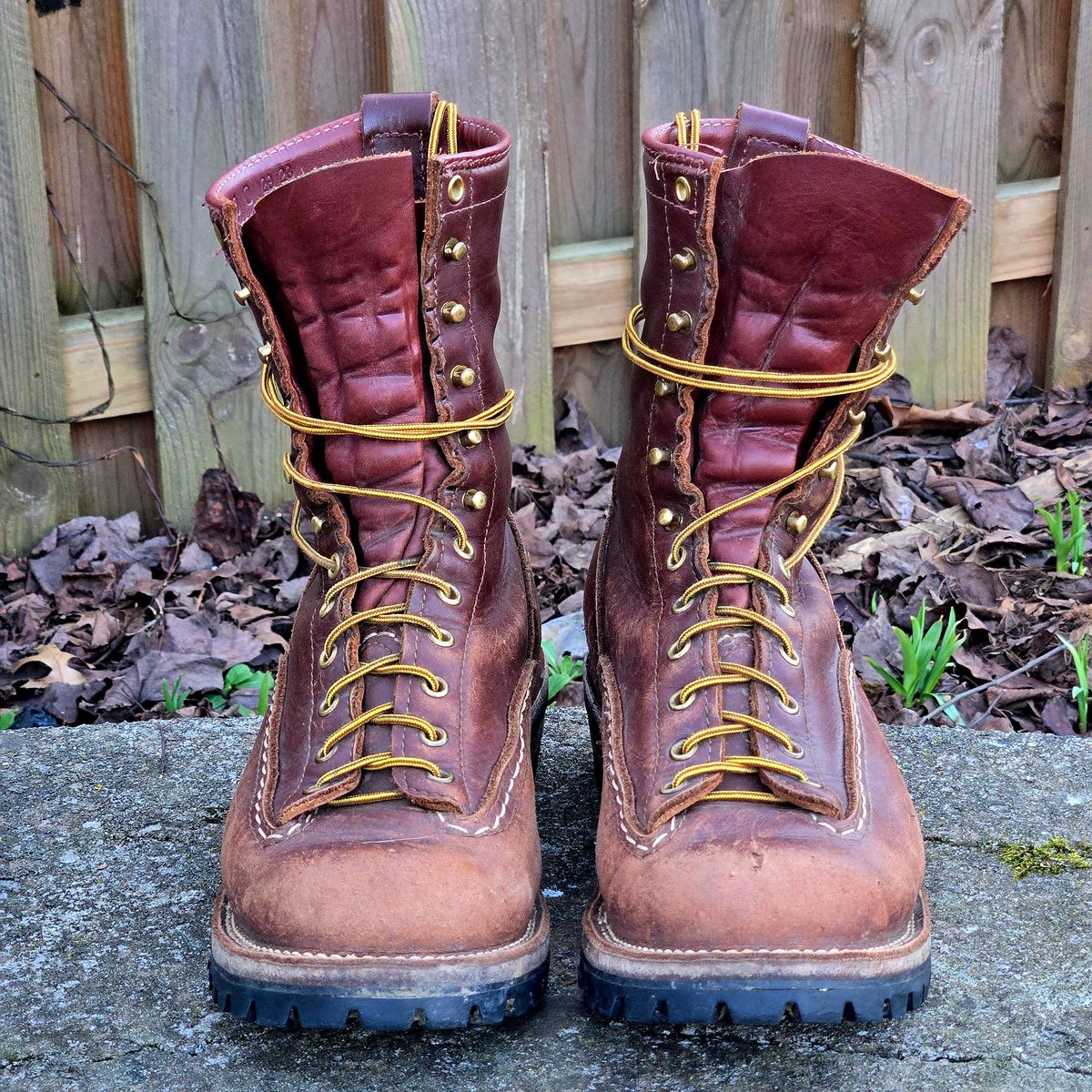 Photo by Zeonic on March 2, 2025 of the Wesco Jobmaster in Seidel Red Dog Oil Tan.