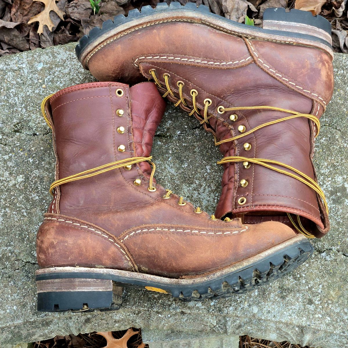 Photo by Zeonic on March 2, 2025 of the Wesco Jobmaster in Seidel Red Dog Oil Tan.