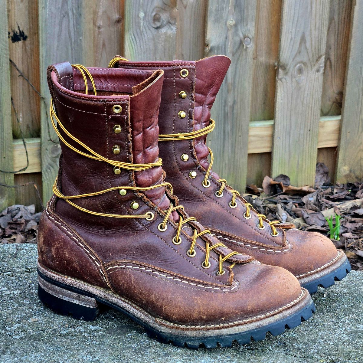 Photo by Zeonic on March 2, 2025 of the Wesco Jobmaster in Seidel Red Dog Oil Tan.