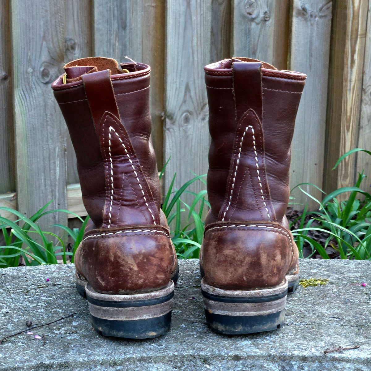 Photo by Zeonic on April 2, 2025 of the Wesco Jobmaster in Seidel Red Dog Oil Tan.