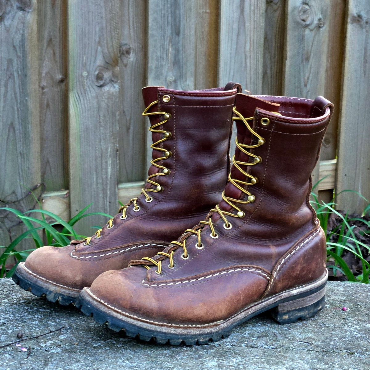 Photo by Zeonic on April 2, 2025 of the Wesco Jobmaster in Seidel Red Dog Oil Tan.