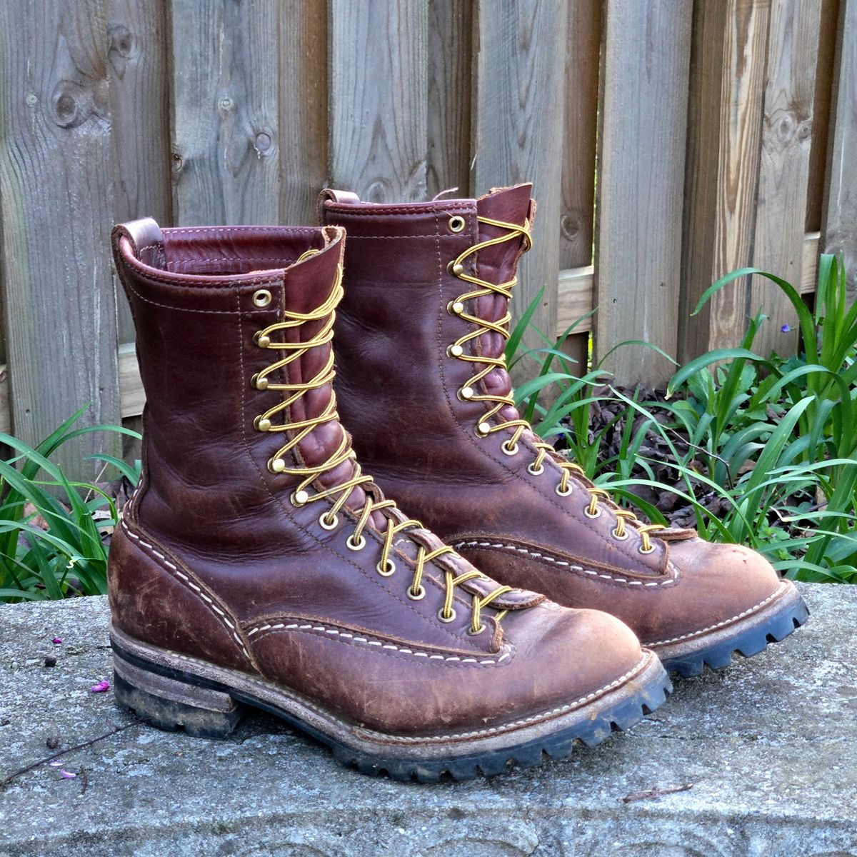Photo by Zeonic on April 2, 2025 of the Wesco Jobmaster in Seidel Red Dog Oil Tan.