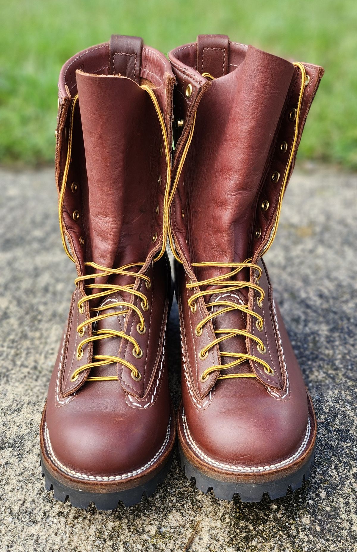 Photo by Zeonic on October 1, 2024 of the Wesco Jobmaster in Seidel Red Dog Oil Tan.