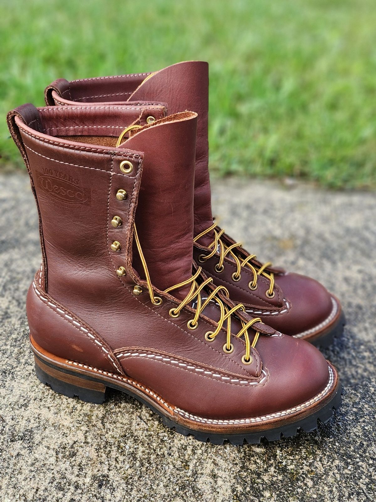 Photo by Zeonic on October 1, 2024 of the Wesco Jobmaster in Seidel Red Dog Oil Tan.