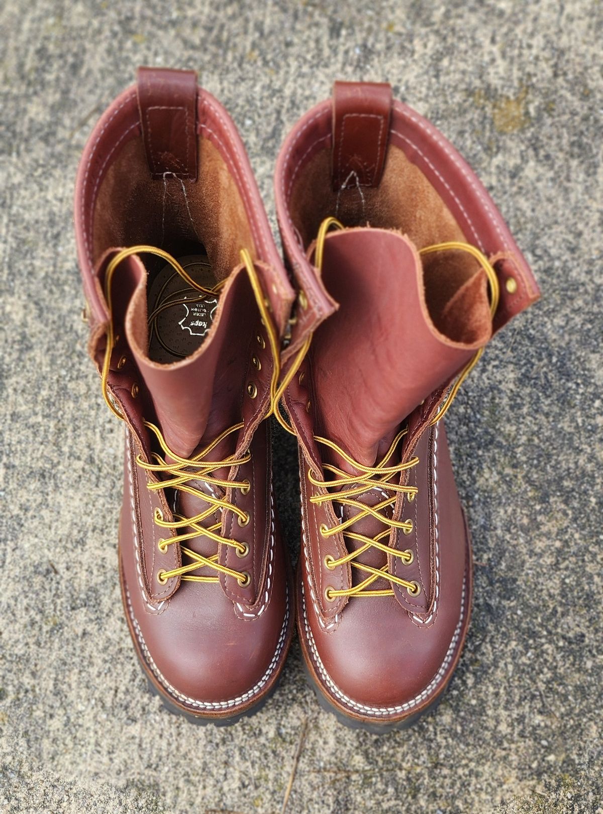 Photo by Zeonic on October 1, 2024 of the Wesco Jobmaster in Seidel Red Dog Oil Tan.