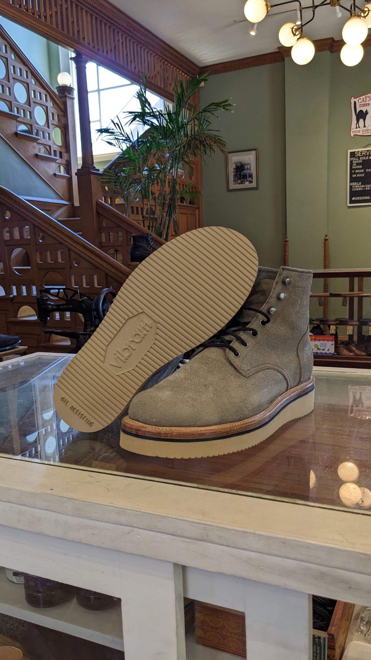 Photo by Zeonic on July 28, 2023 of the Georgia Boot Small Batch Casual Boot in Unknown Material.