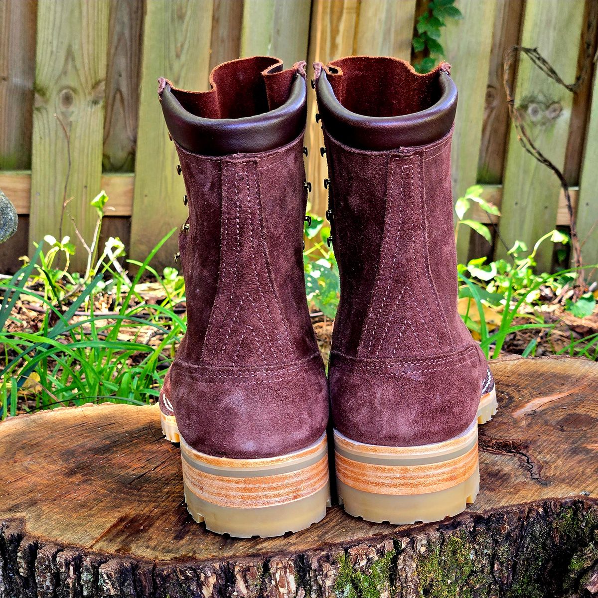 Photo by Zeonic on October 1, 2025 of the Nicks Moc Toe in 64 Mahogany.