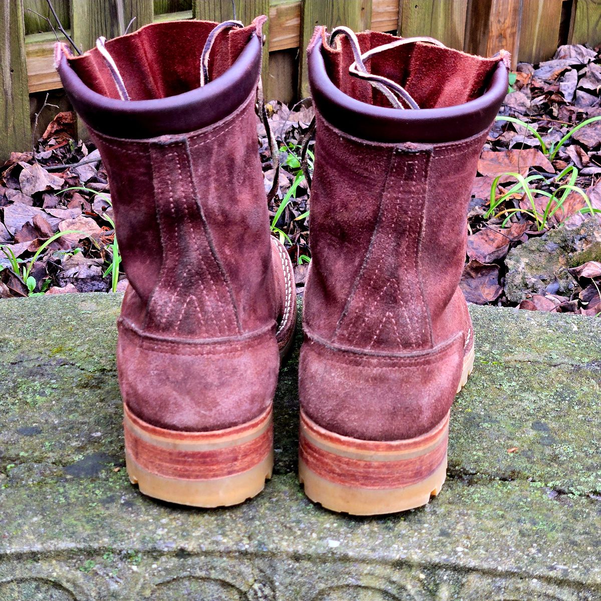 Photo by Zeonic on December 2, 2025 of the Nicks Moc Toe in 64 Mahogany.