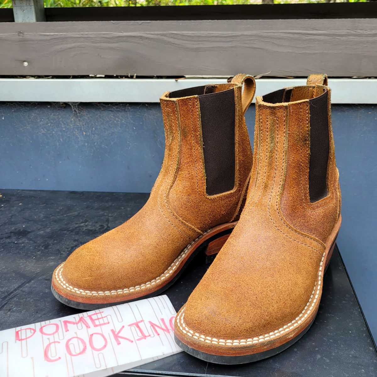 Photo by ericawjc on November 5, 2025 of the Nicks Heritage Chelsea in Nicks / Seidel 1964 Monarch Roughout.