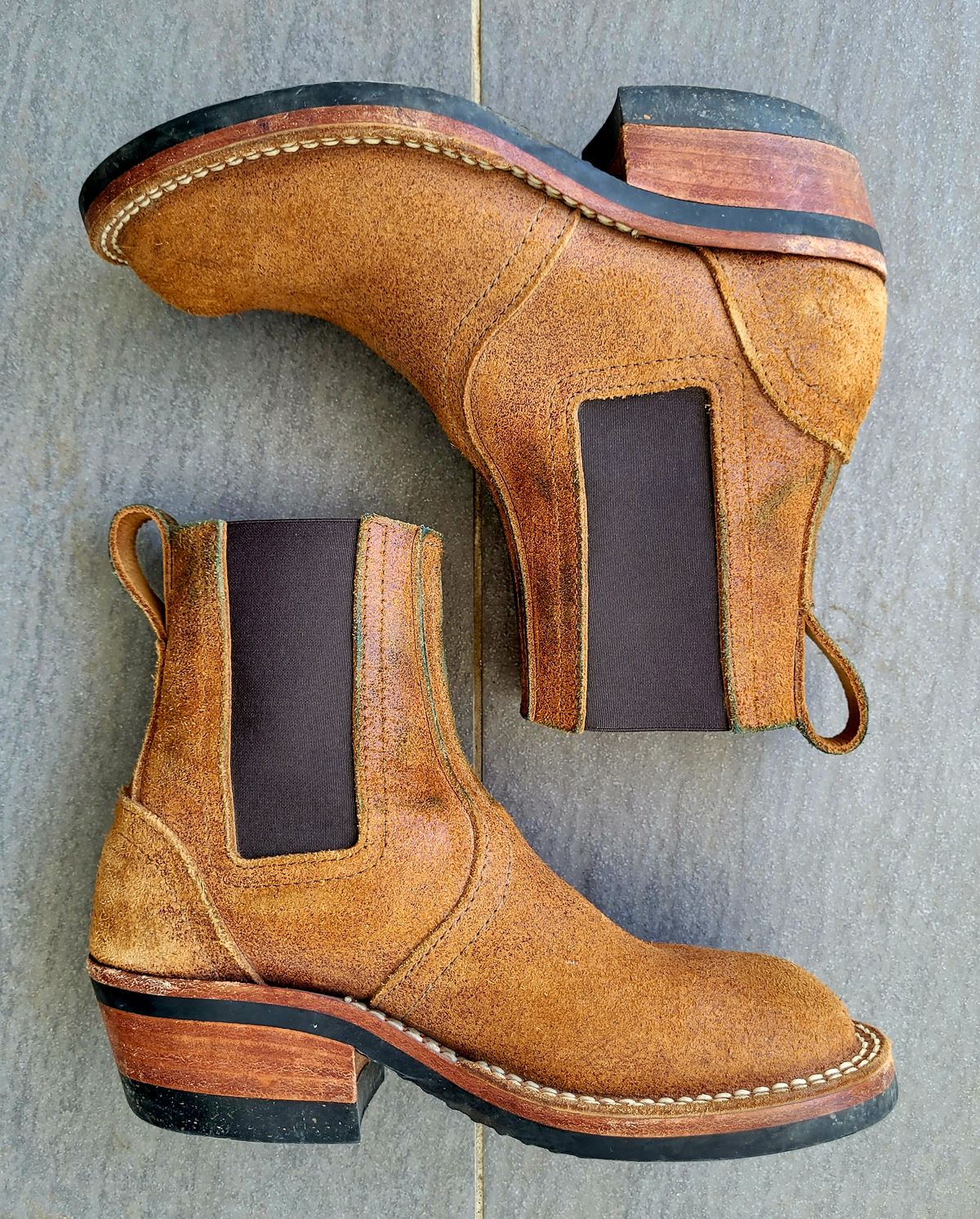 Photo by ericawjc on February 6, 2026 of the Nicks Heritage Chelsea in Nicks / Seidel 1964 Monarch Roughout.