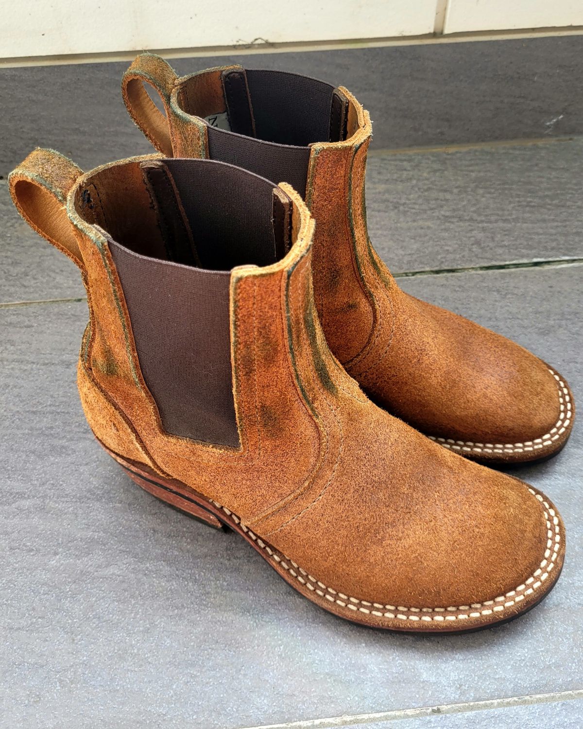 Photo by ericawjc on March 6, 2026 of the Nicks Heritage Chelsea in Nicks / Seidel 1964 Monarch Roughout.