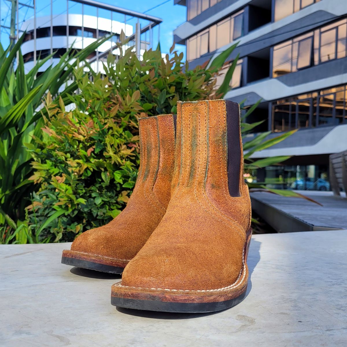 Photo by ericawjc on April 5, 2026 of the Nicks Heritage Chelsea in Nicks / Seidel 1964 Monarch Roughout.