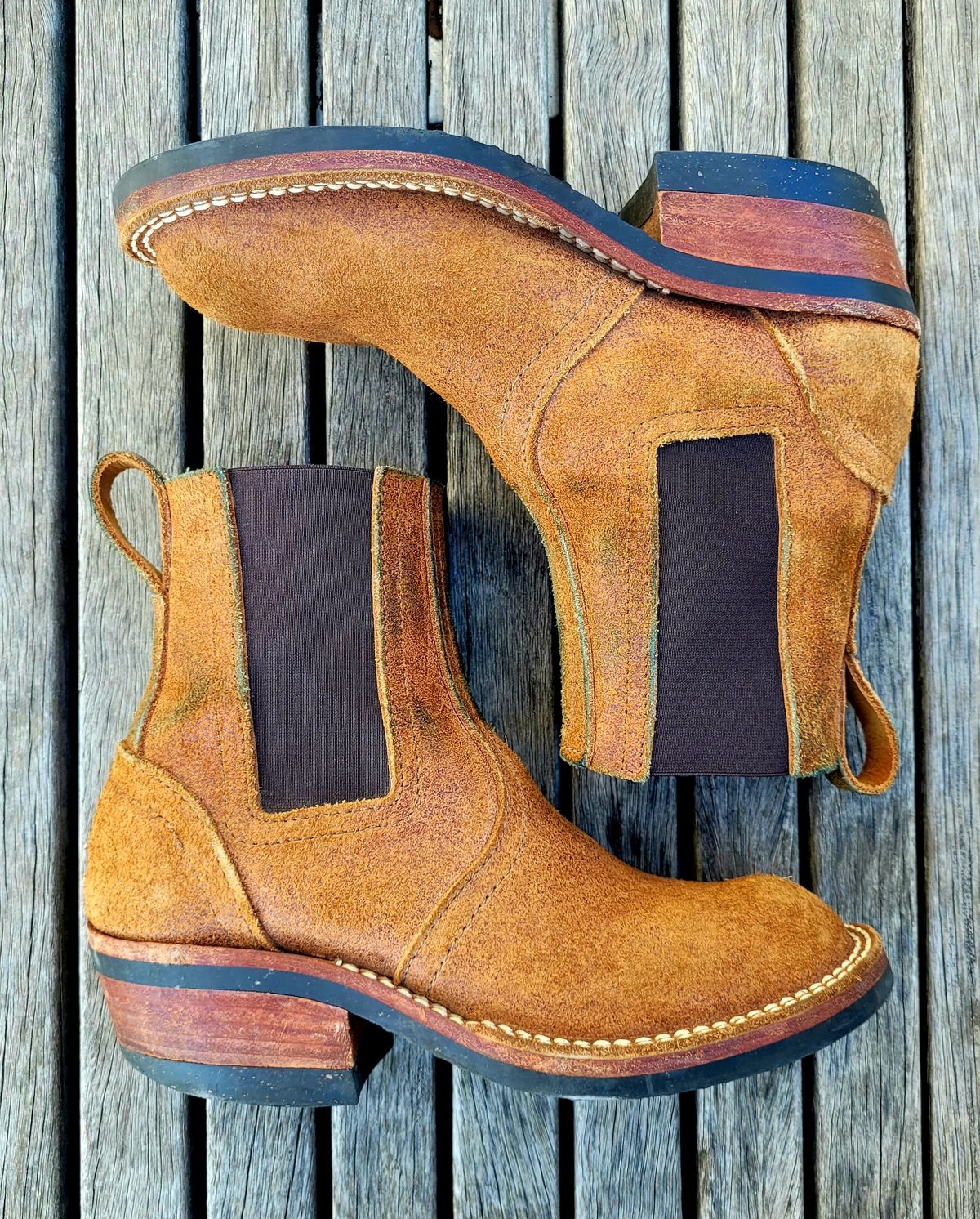 Photo by ericawjc on April 5, 2026 of the Nicks Heritage Chelsea in Nicks / Seidel 1964 Monarch Roughout.