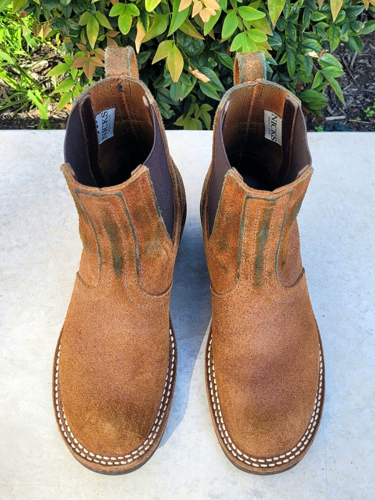 Photo by ericawjc on April 5, 2026 of the Nicks Heritage Chelsea in Nicks / Seidel 1964 Monarch Roughout.