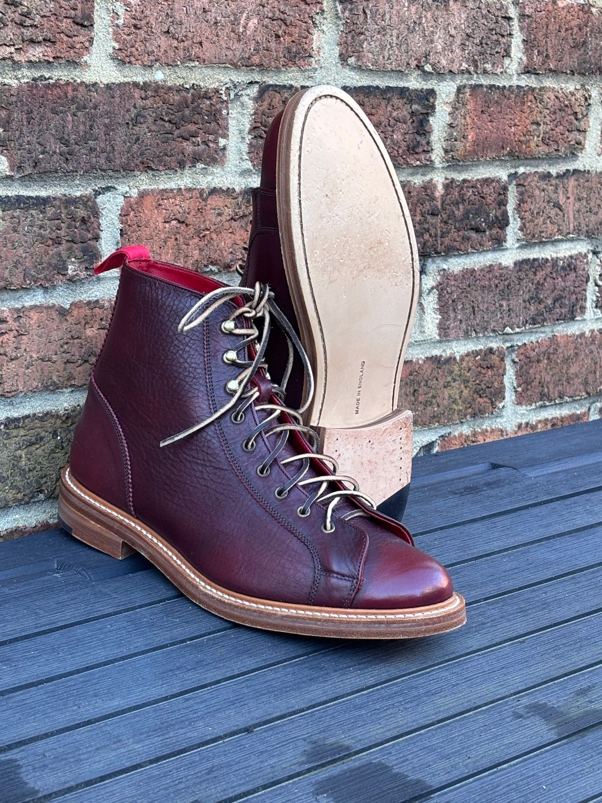 Photo by Snubz72 on February 6, 2025 of the Tricker's Ethan Monkey Boot in CF.Stead Sign Kudu.