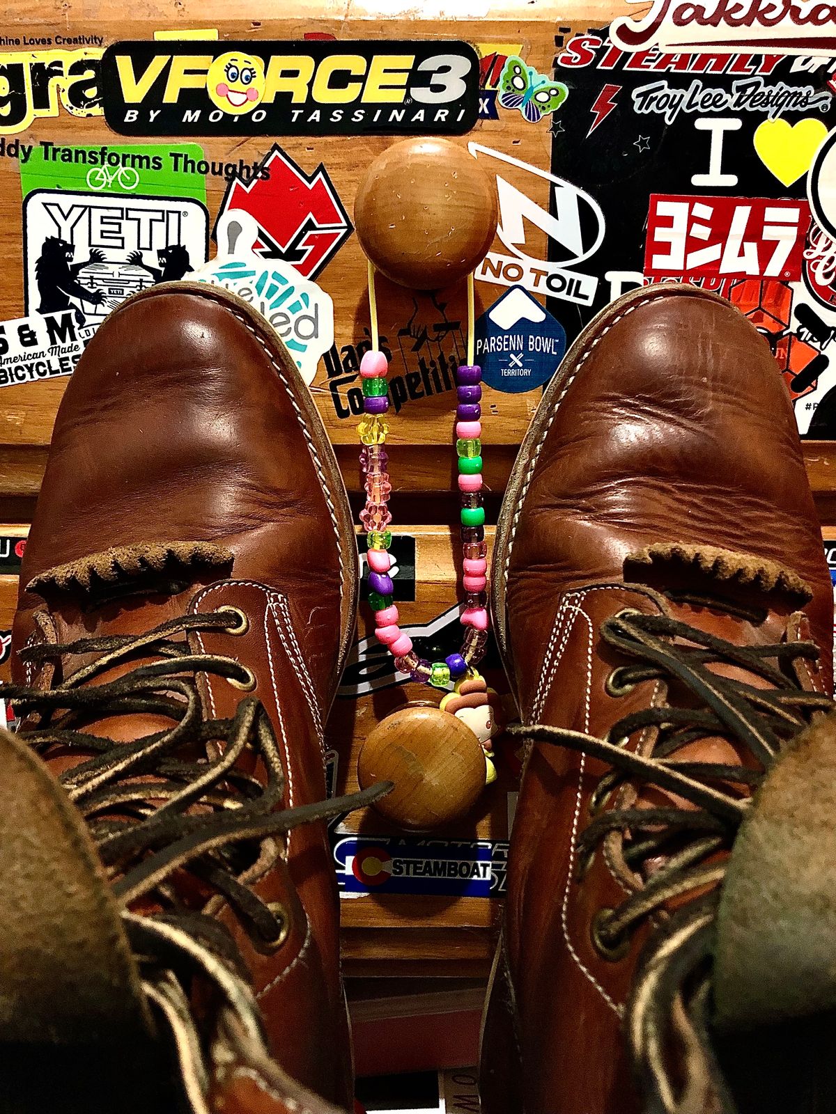 Photo by blinkerfluid on November 6, 2023 of the Onderhoud SVC02 Packer Boot in Badalassi Carlo Cognac Minerva.