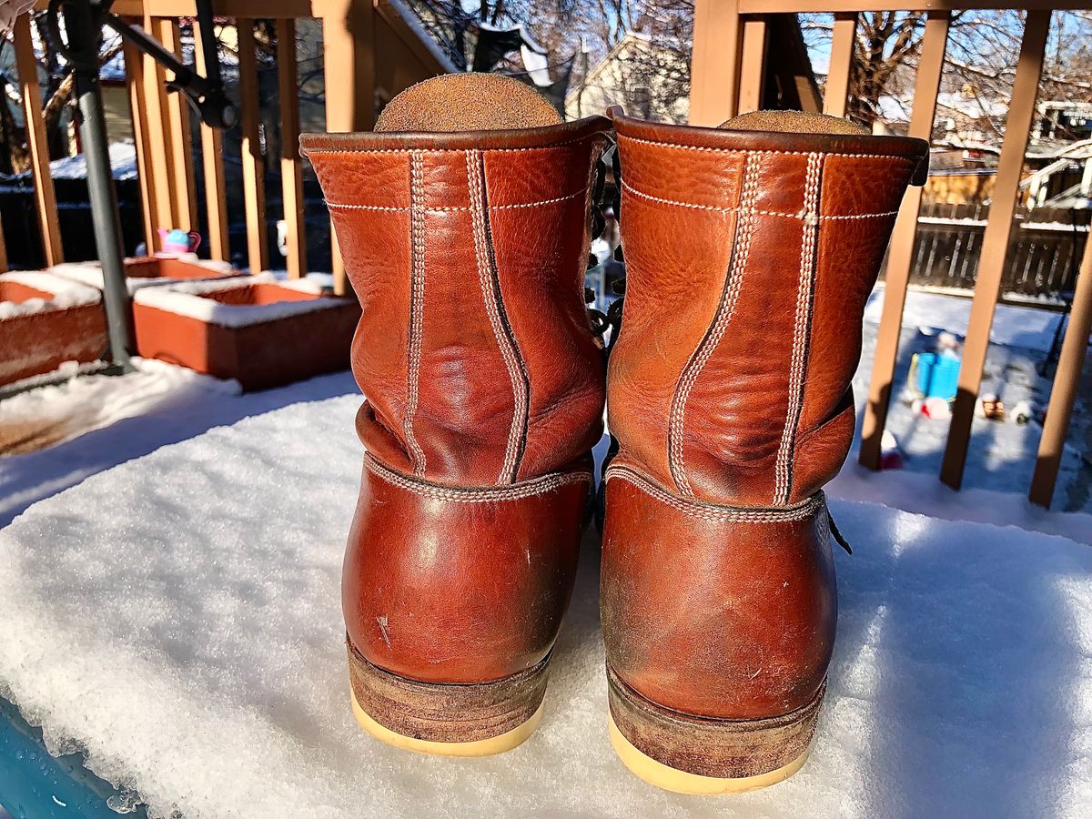 Photo by blinkerfluid on February 5, 2024 of the Onderhoud SVC02 Packer Boot in Badalassi Carlo Cognac Minerva.