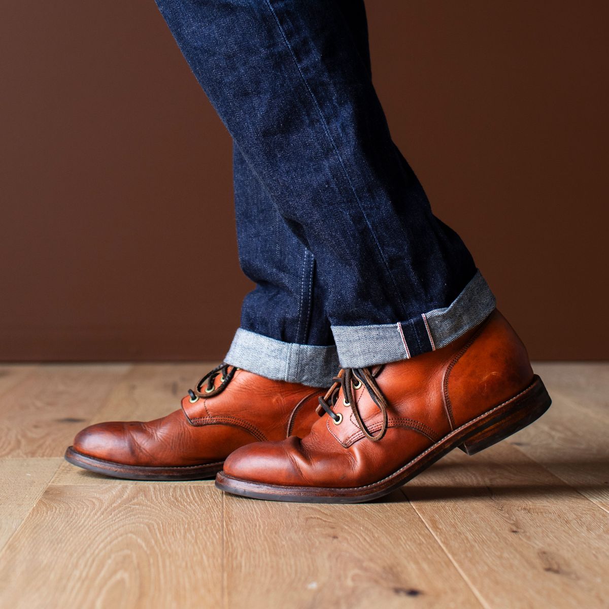 Photo by MikeLikesBoots on April 1, 2026 of the Grant Stone Diesel Boot in Horween Tan Essex.