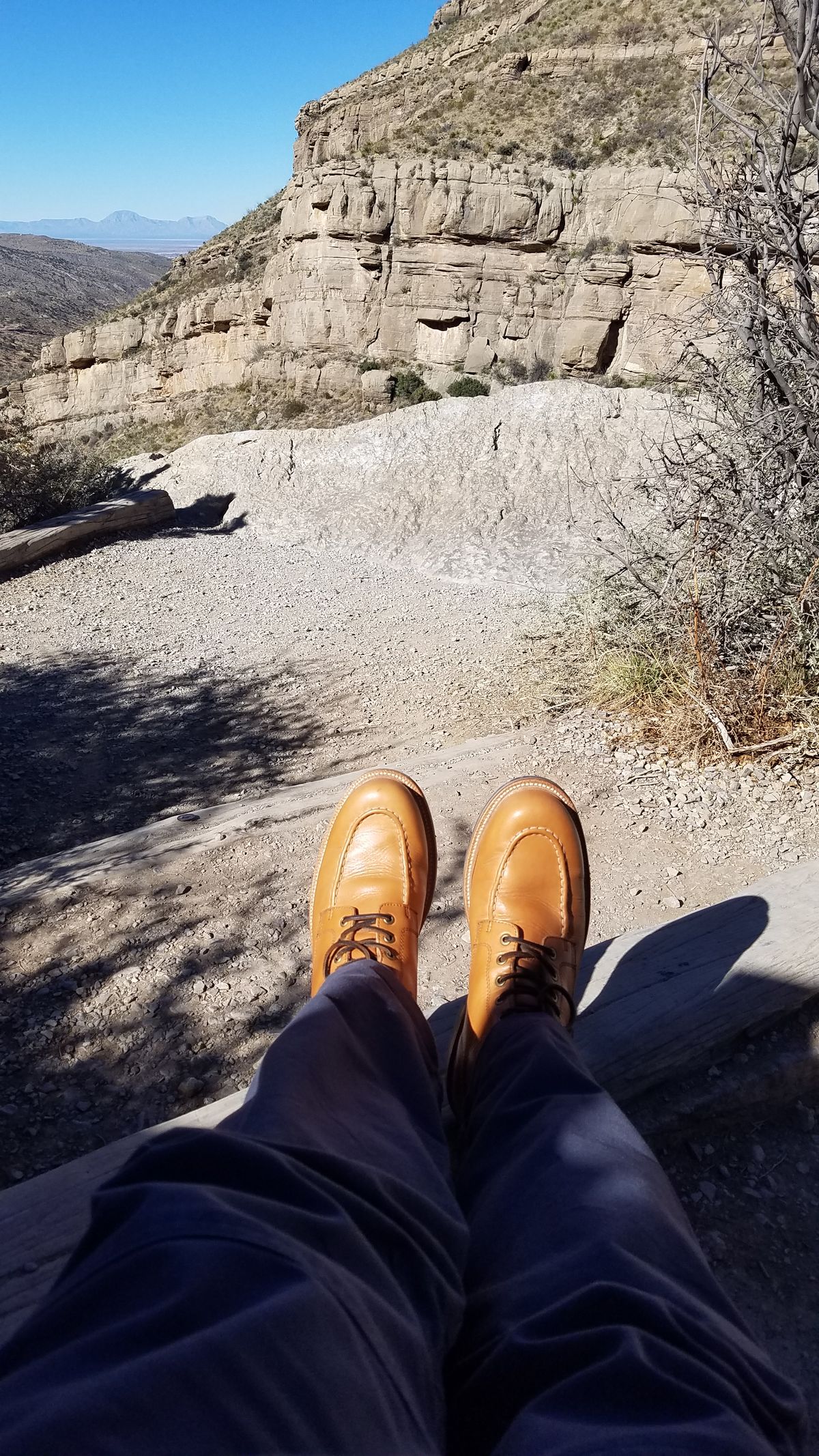 Photo by Spoon on February 3, 2023 of the Grant Stone Brass Boot in Horween English Tan Essex.