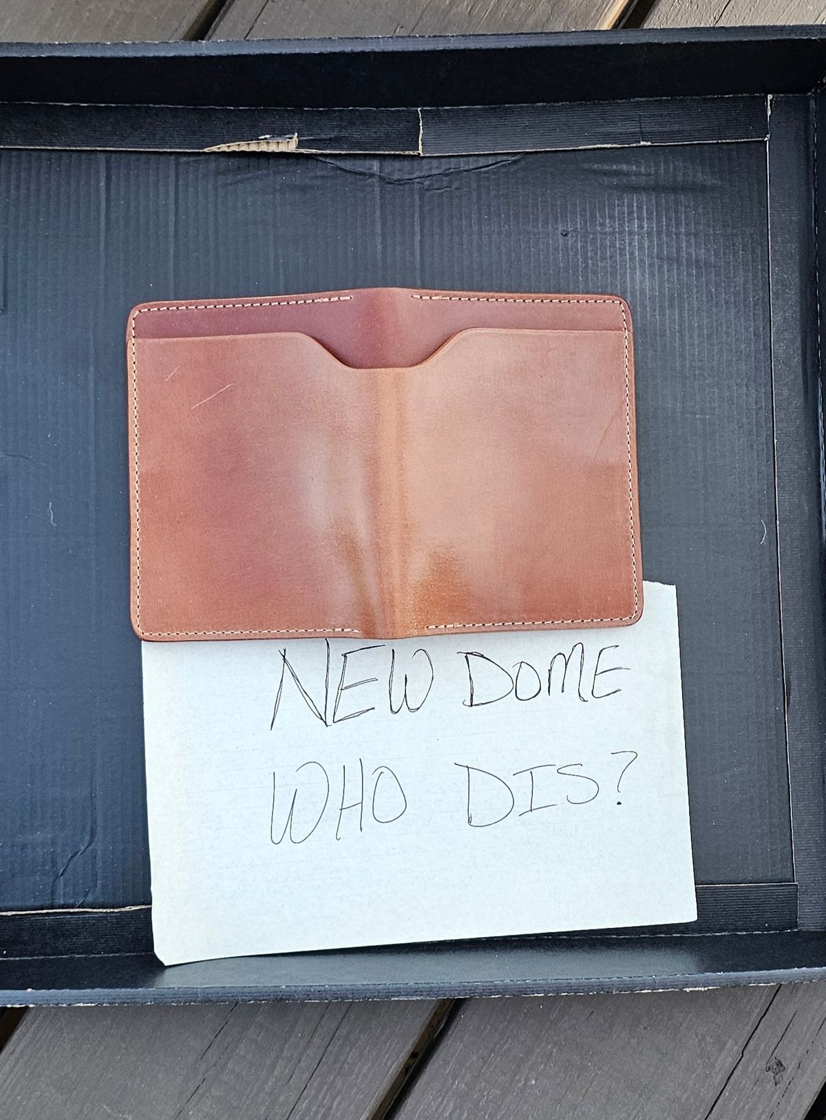 Photo by Spoon on October 3, 2025 of the Ashland Leather Company Fat Herbie in Horween Natural Shell Cordovan.