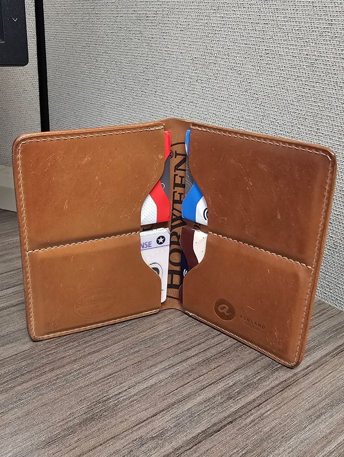 Photo by Spoon on November 5, 2025 of the Ashland Leather Company Fat Herbie in Horween Natural Shell Cordovan.