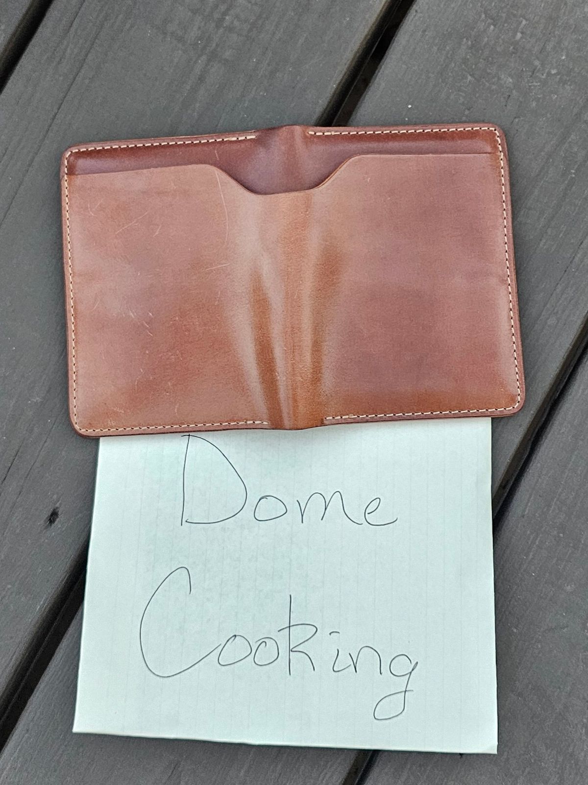 Photo by Spoon on November 4, 2025 of the Ashland Leather Company Fat Herbie in Horween Natural Shell Cordovan.