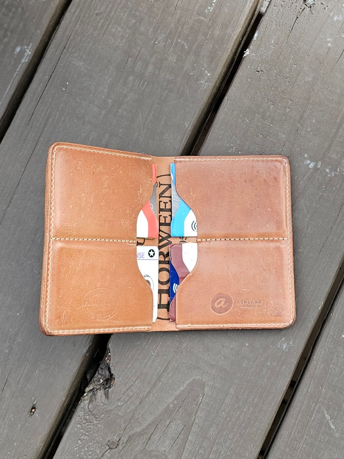 Photo by Spoon on January 5, 2026 of the Ashland Leather Company Fat Herbie in Horween Natural Shell Cordovan.