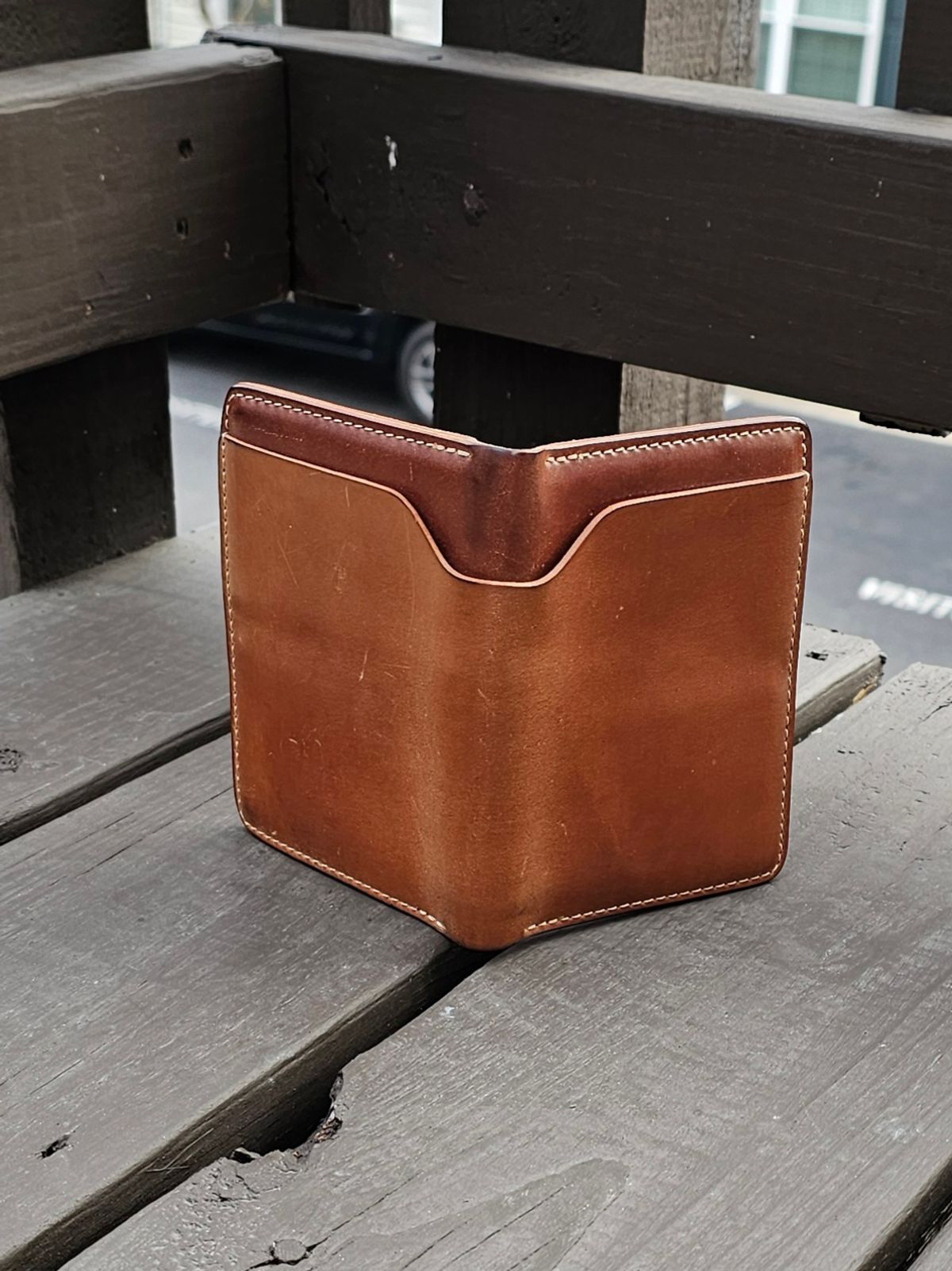 Photo by Spoon on January 5, 2026 of the Ashland Leather Company Fat Herbie in Horween Natural Shell Cordovan.