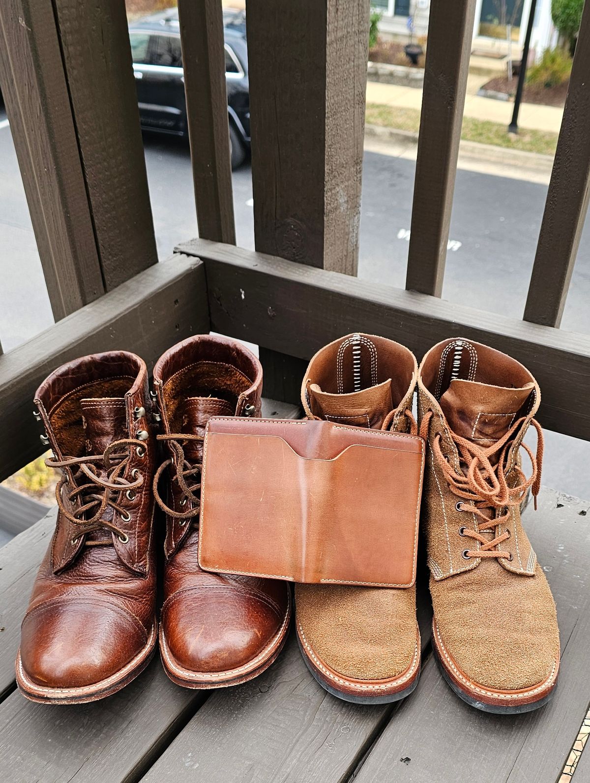 Photo by Spoon on January 5, 2026 of the Ashland Leather Company Fat Herbie in Horween Natural Shell Cordovan.