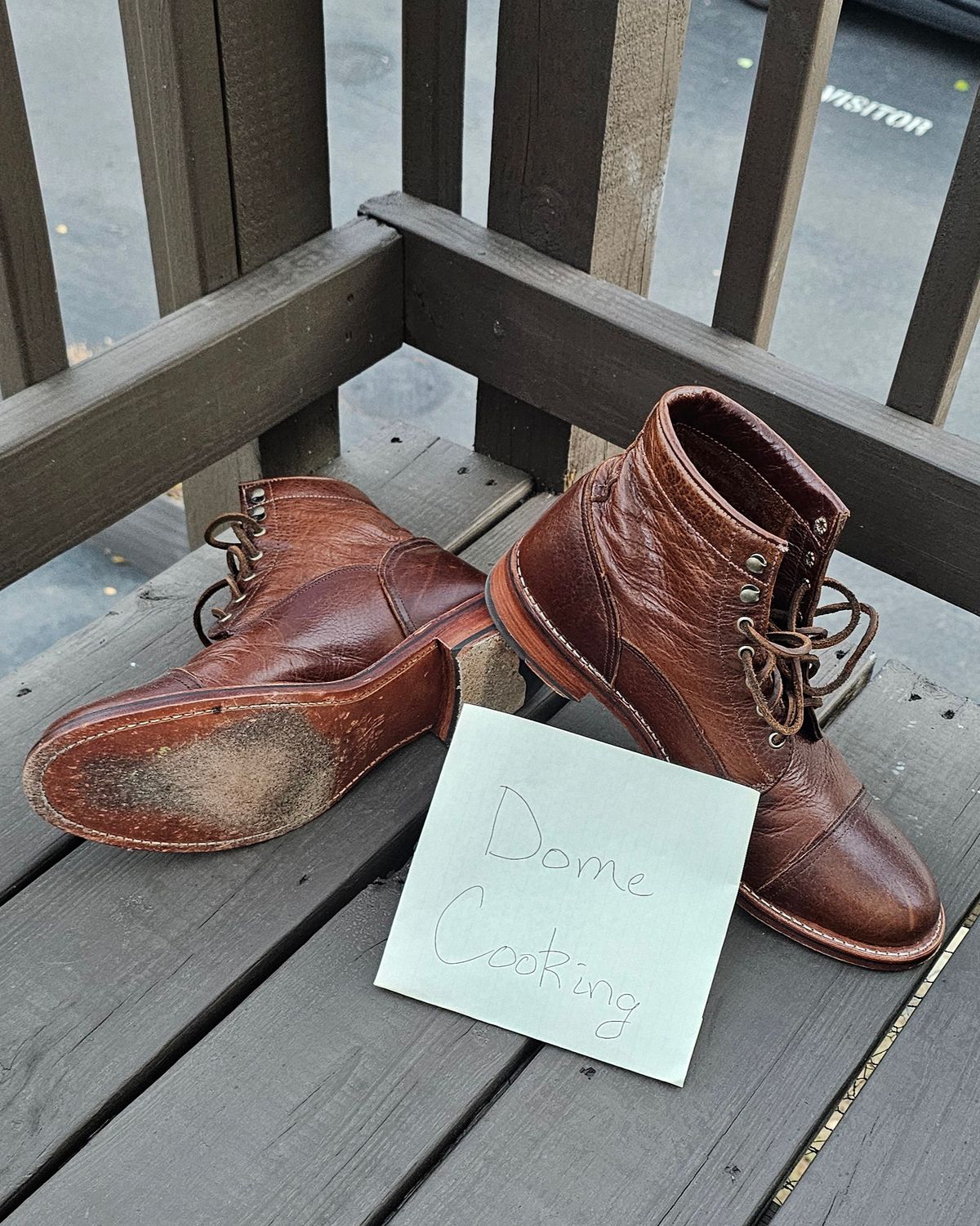 Photo by Spoon on November 4, 2025 of the Ariat Highland in Whiskey Bison.