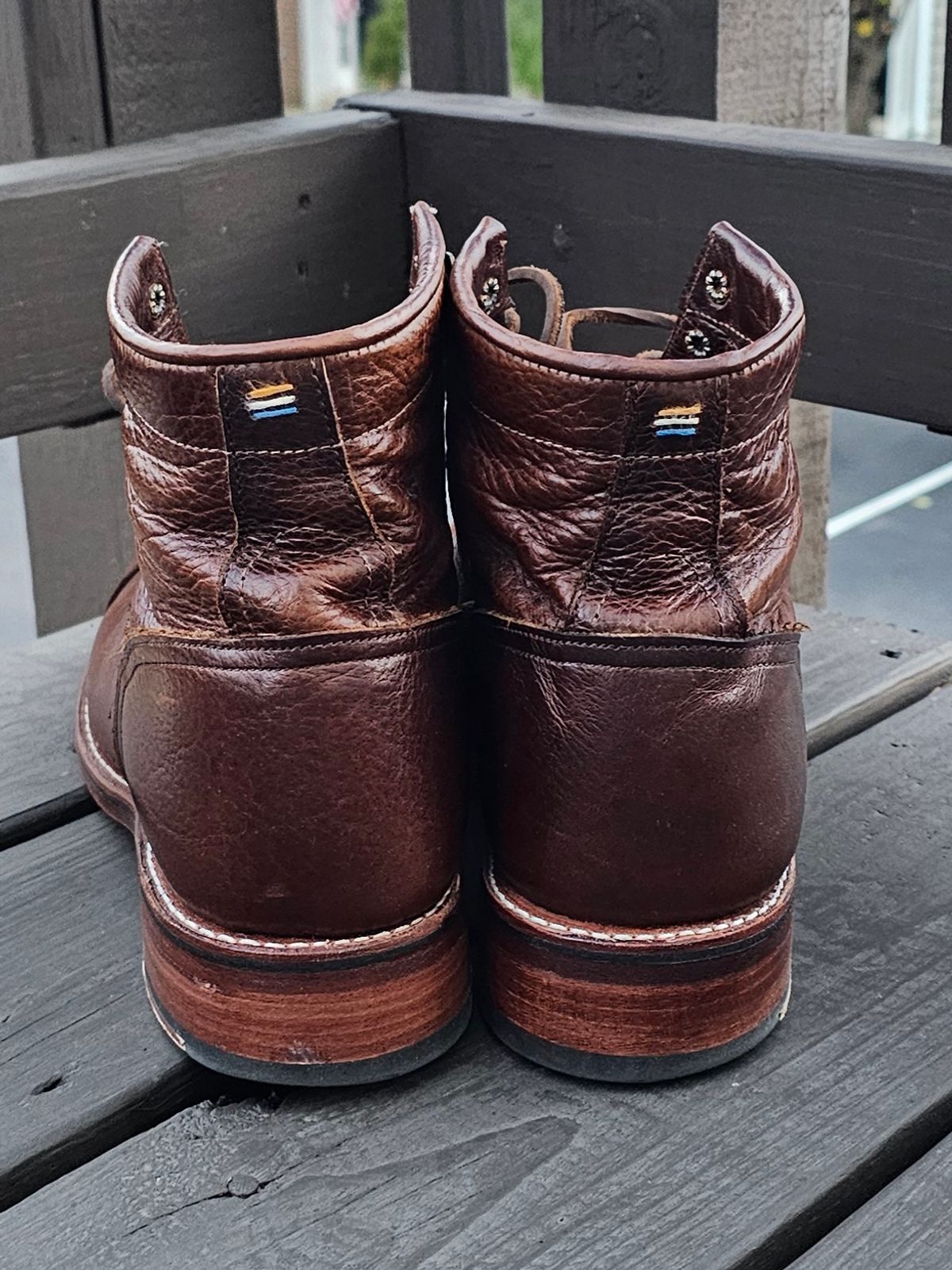 Photo by Spoon on November 4, 2025 of the Ariat Highland in Whiskey Bison.