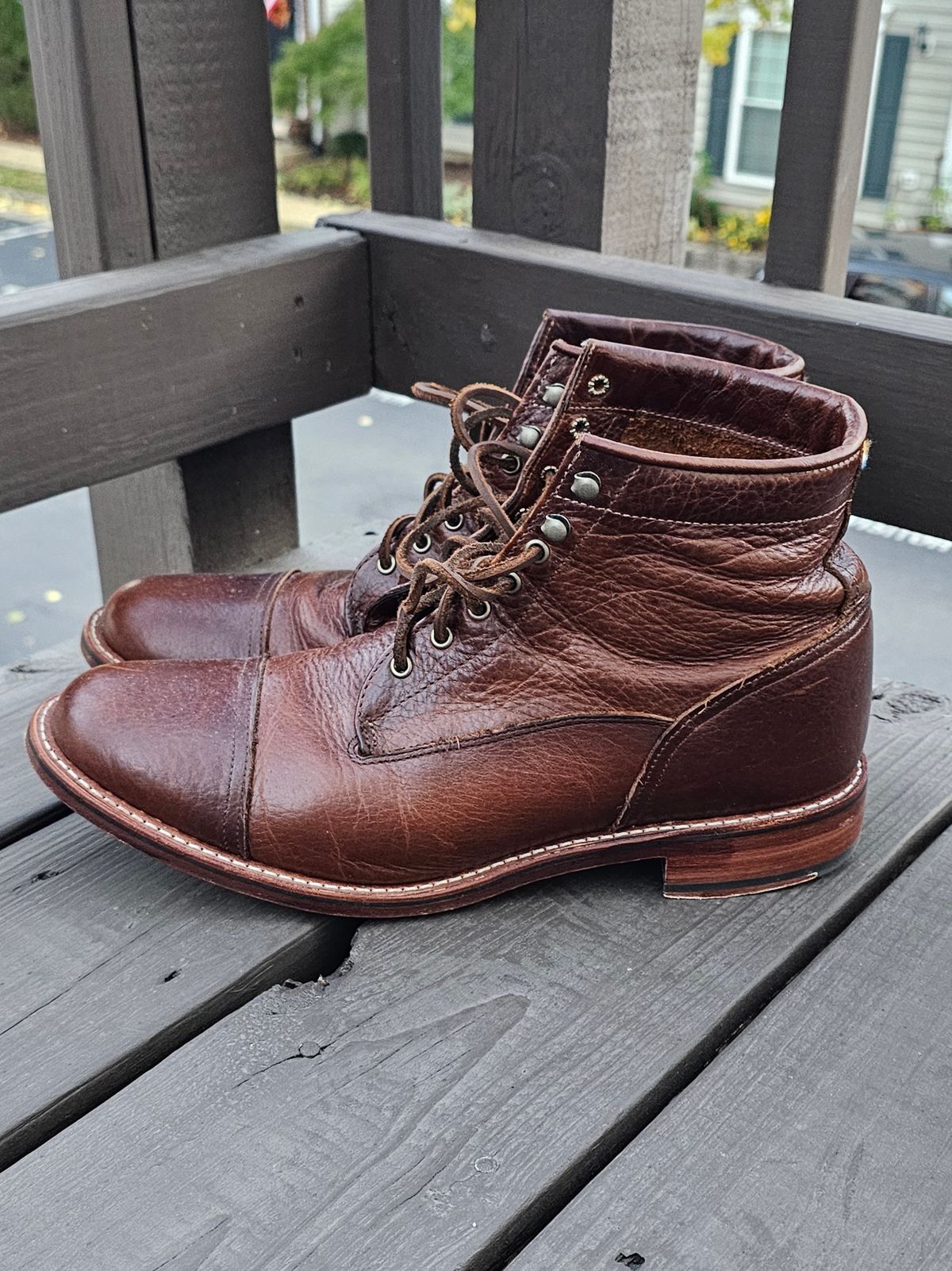 Photo by Spoon on November 4, 2025 of the Ariat Highland in Whiskey Bison.