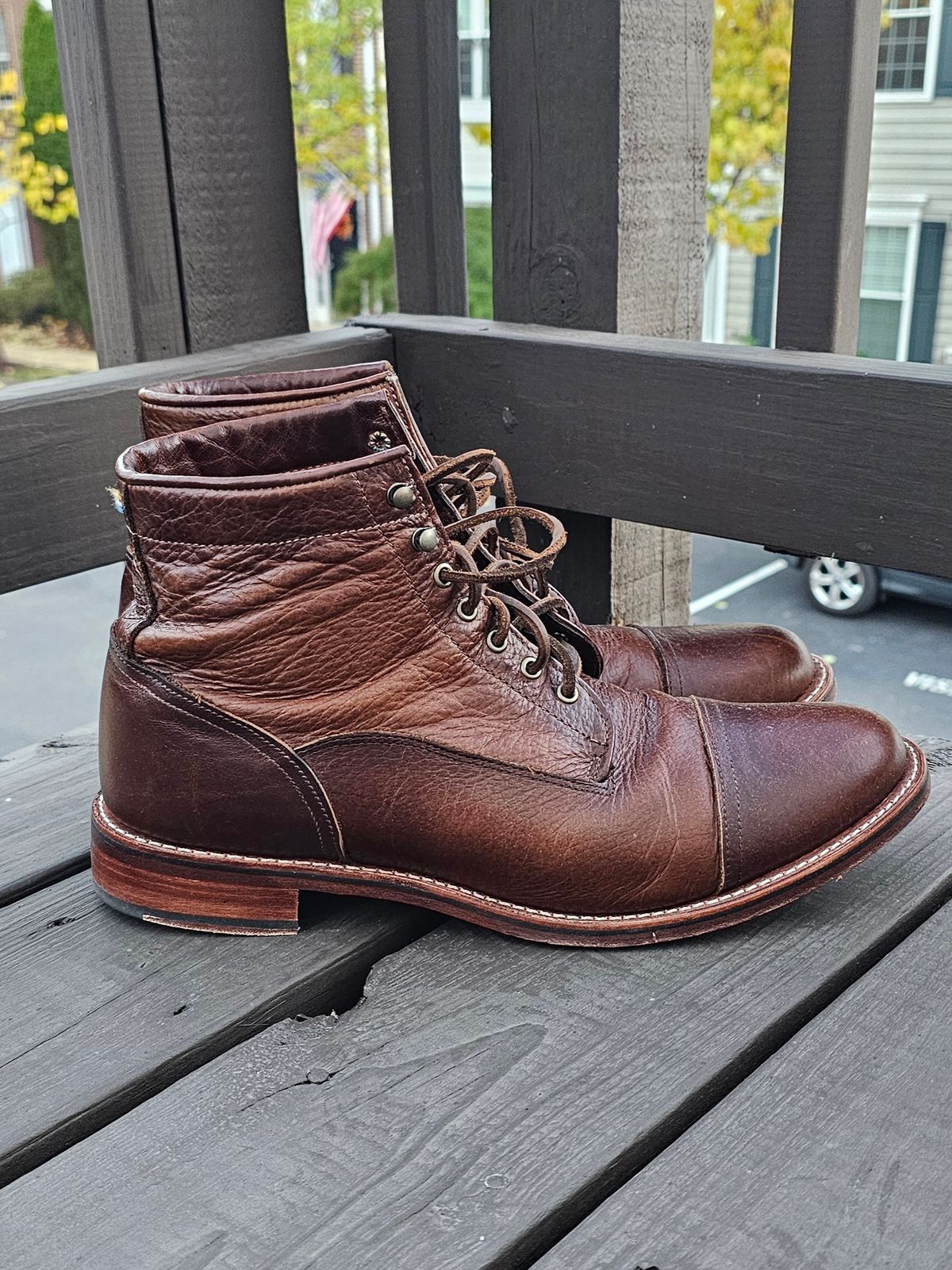 Photo by Spoon on November 4, 2025 of the Ariat Highland in Whiskey Bison.