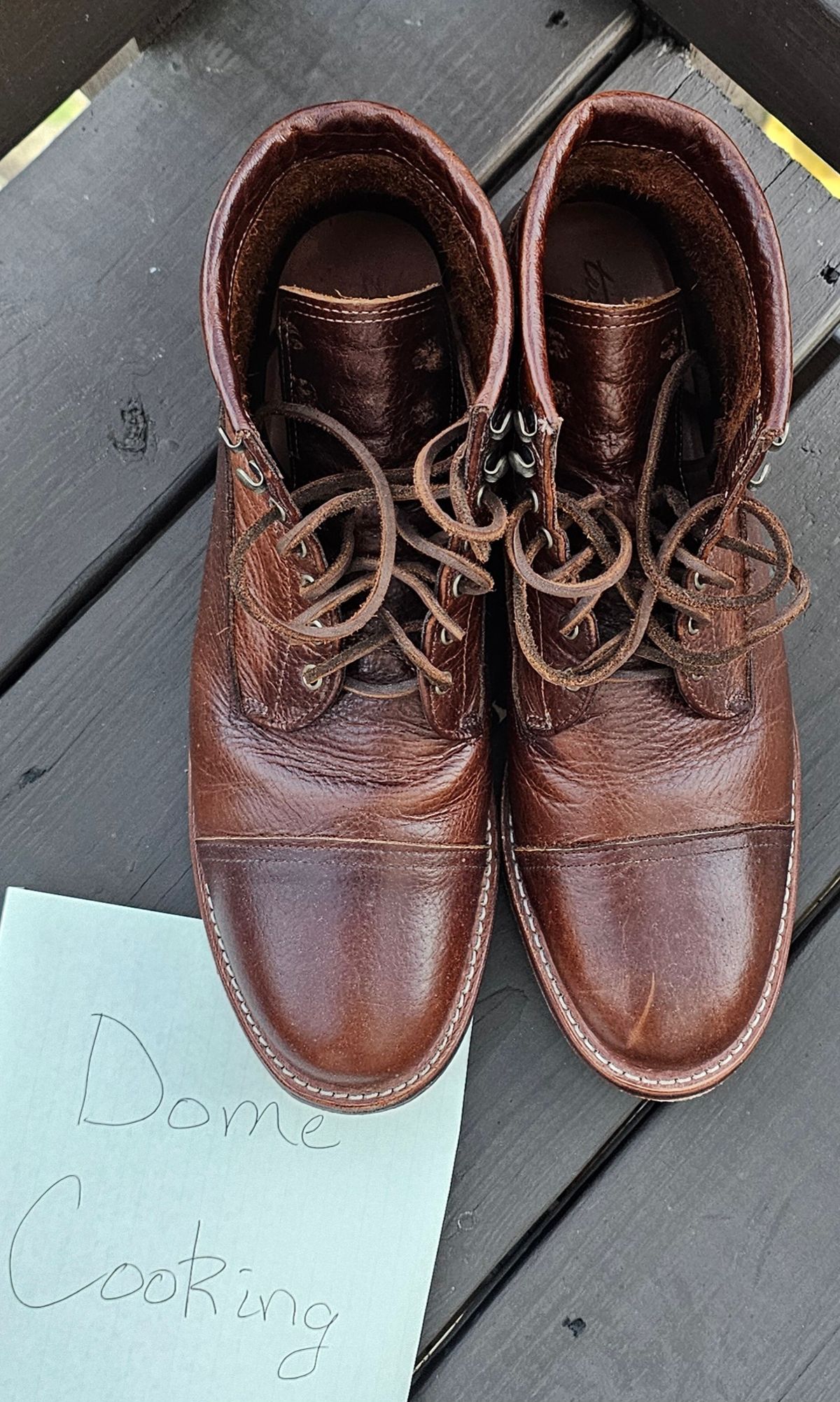 Photo by Spoon on November 4, 2025 of the Ariat Highland in Whiskey Bison.