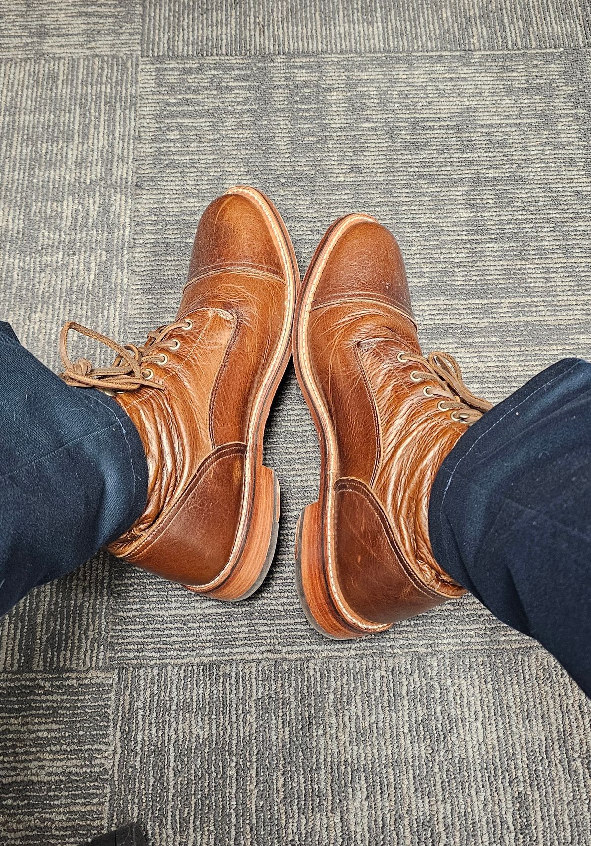 Photo by Spoon on November 6, 2025 of the Ariat Highland in Whiskey Bison.