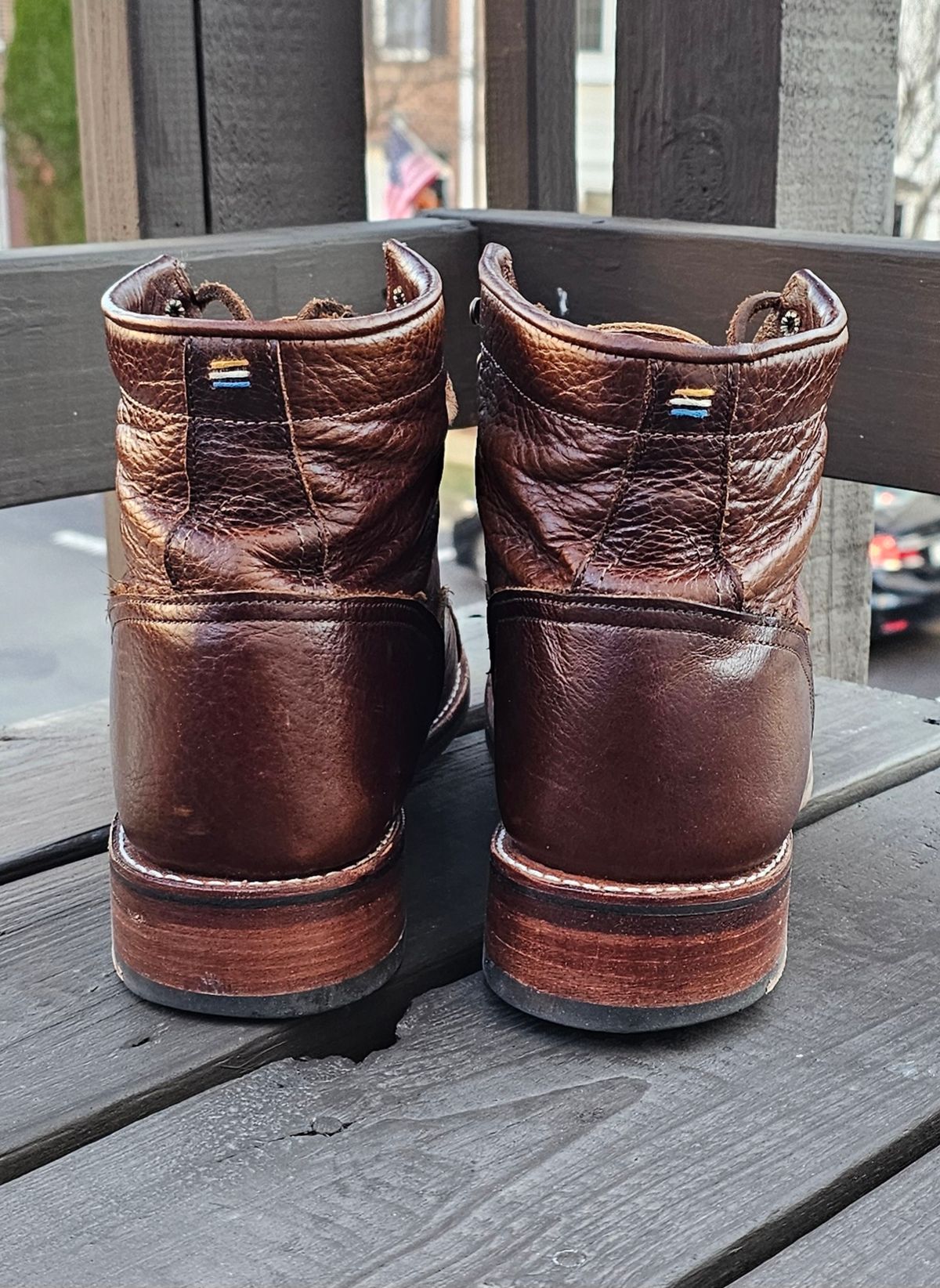 Photo by Spoon on December 3, 2025 of the Ariat Highland in Whiskey Bison.