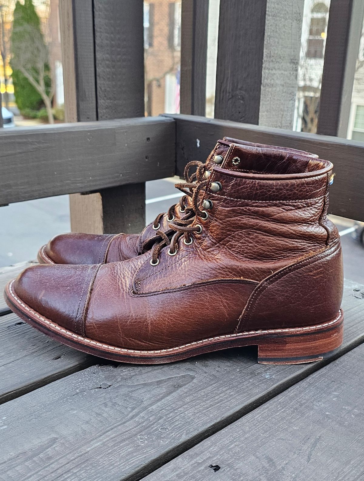 Photo by Spoon on December 3, 2025 of the Ariat Highland in Whiskey Bison.