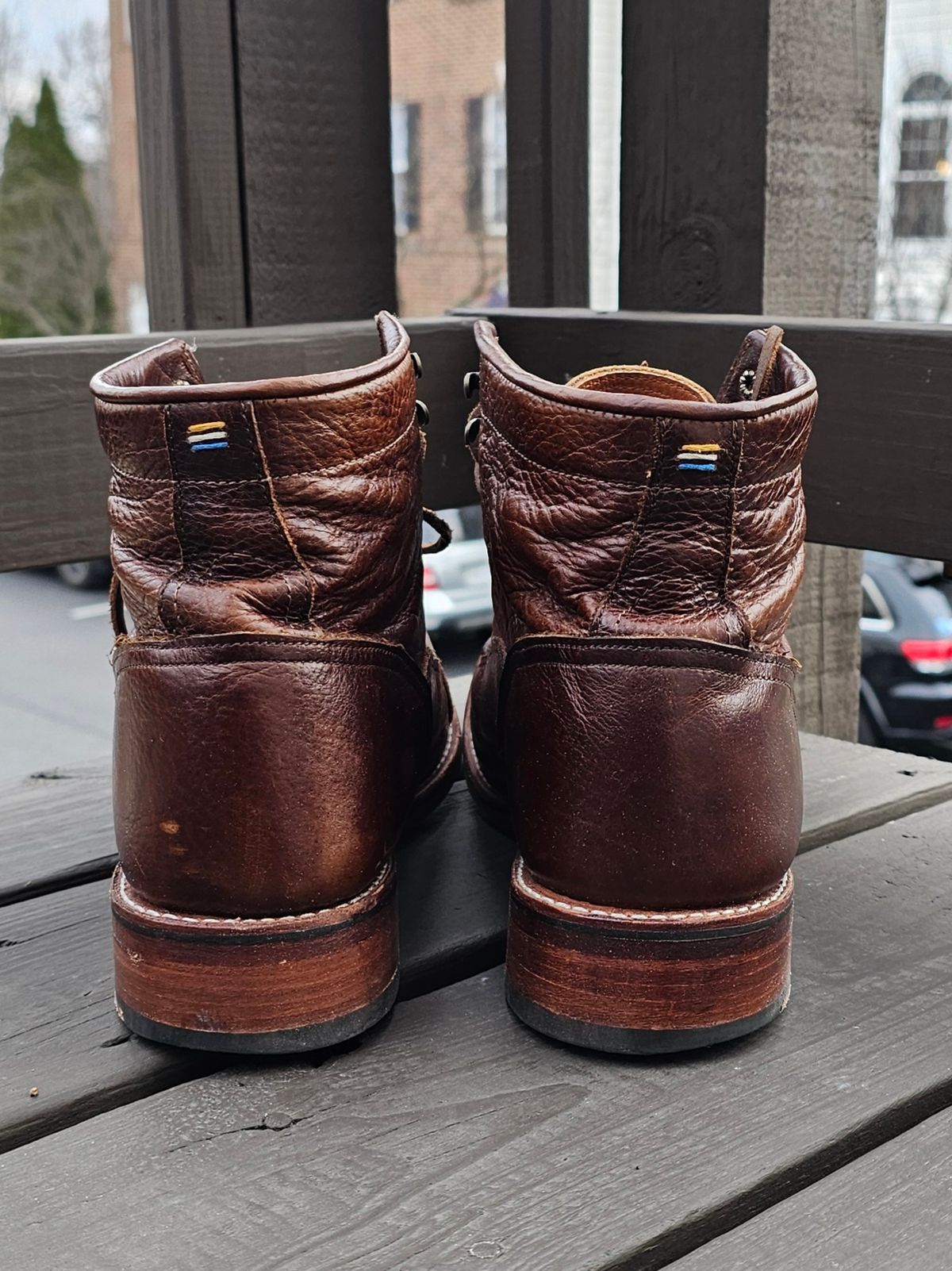 Photo by Spoon on January 5, 2026 of the Ariat Highland in Whiskey Bison.
