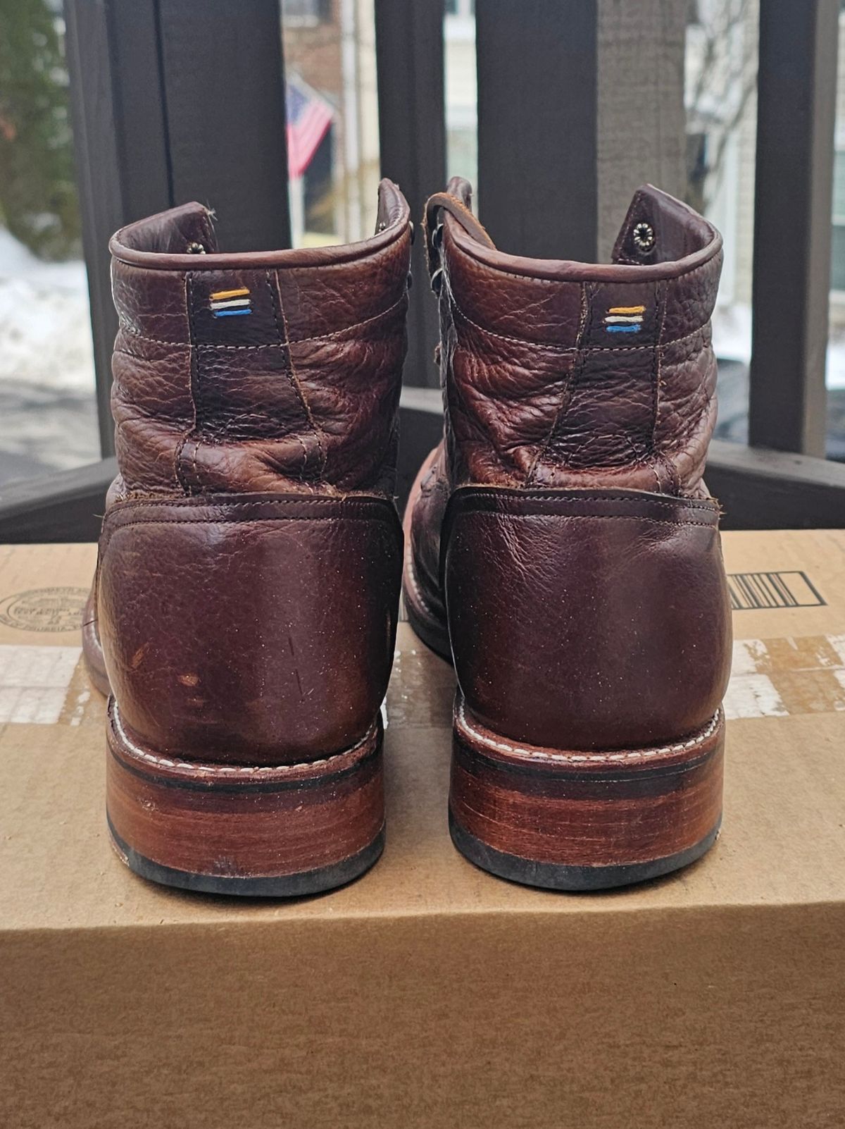 Photo by Spoon on February 3, 2026 of the Ariat Highland in Whiskey Bison.