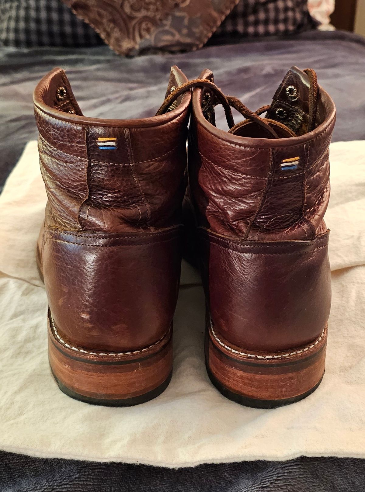 Photo by Spoon on March 6, 2026 of the Ariat Highland in Whiskey Bison.