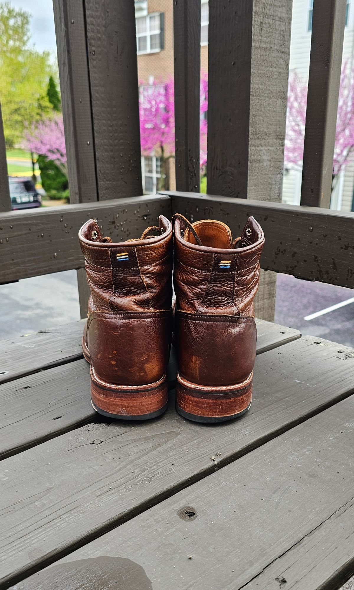 Photo by Spoon on April 5, 2026 of the Ariat Highland in Whiskey Bison.
