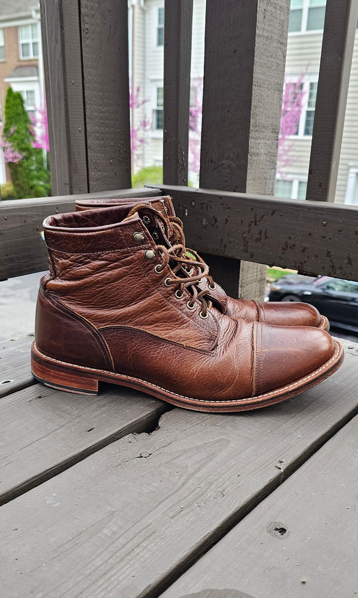 Photo by Spoon on April 5, 2026 of the Ariat Highland in Whiskey Bison.