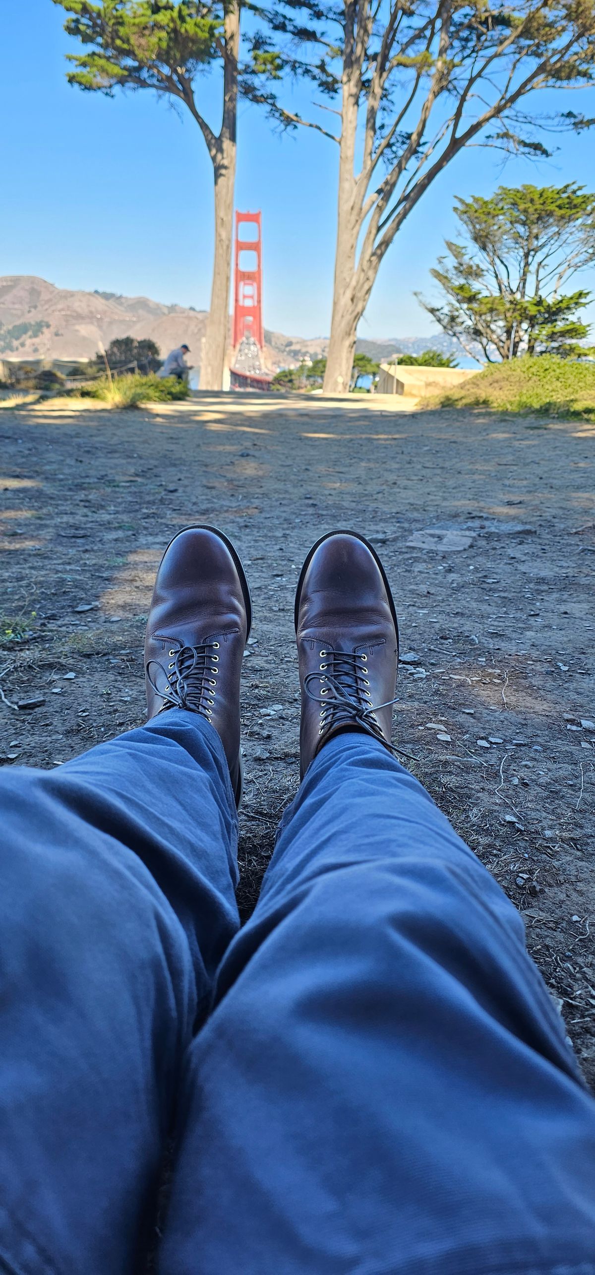 Photo by Spoon on November 4, 2023 of the Viberg Wholecut Derby Boot in Horween Rowdy Dachshund.
